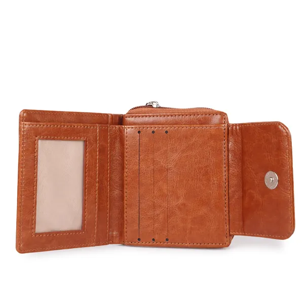 Rust_Faux_Leather_Premium_&_Elegant_Mini_Wallet_For_Women_&_Girls