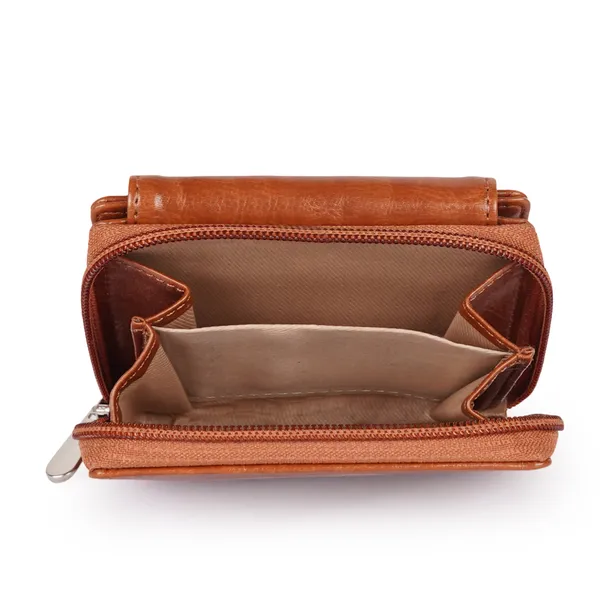 Rust_Faux_Leather_Premium_&_Elegant_Mini_Wallet_For_Women_&_Girls