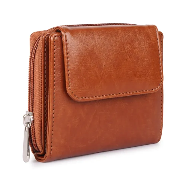 Rust_Faux_Leather_Premium_&_Elegant_Mini_Wallet_For_Women_&_Girls