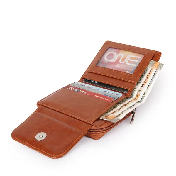 Rust_Faux_Leather_Premium_&_Elegant_Mini_Wallet_For_Women_&_Girls