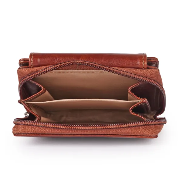 Tan_Faux_Leather_Premium_&_Elegant_Mini_Wallet_For_Women_&_Girls