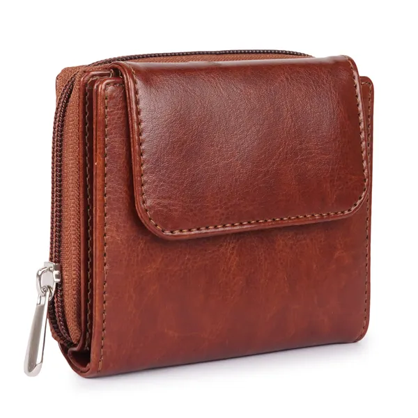 Tan_Faux_Leather_Premium_&_Elegant_Mini_Wallet_For_Women_&_Girls