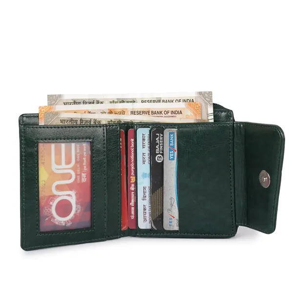 Green_Faux_Leather_Premium_&_Elegant_Wallet_For_Women