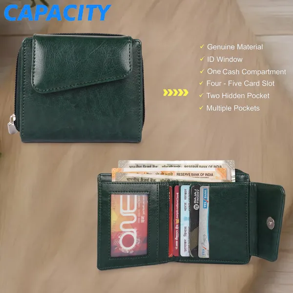 Green_Faux_Leather_Premium_&_Elegant_Wallet_For_Women