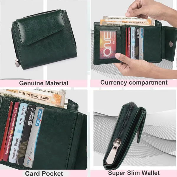 Green_Faux_Leather_Premium_&_Elegant_Wallet_For_Women