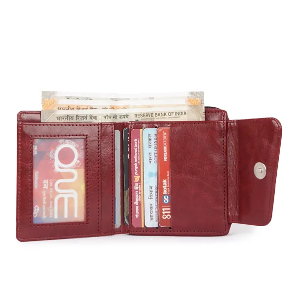 Maroon_Faux_Leather_Premium_&_Elegant_Wallet_For_Women