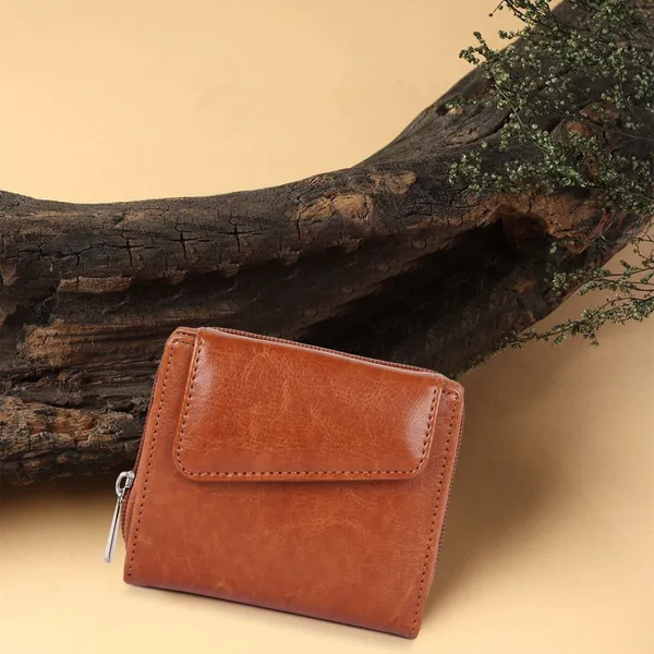 Rust_Faux_Leather_Premium_&_Elegant_Wallet_For_Women