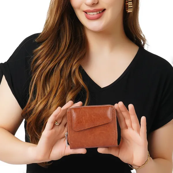 Rust_Faux_Leather_Premium_&_Elegant_Wallet_For_Women