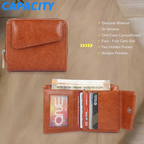 Rust_Faux_Leather_Premium_&_Elegant_Wallet_For_Women