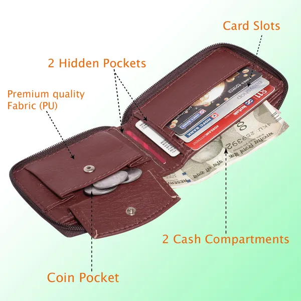 Brown_Artificial_Leather_Premium_&_Elegant_Wallet_For_Unisex