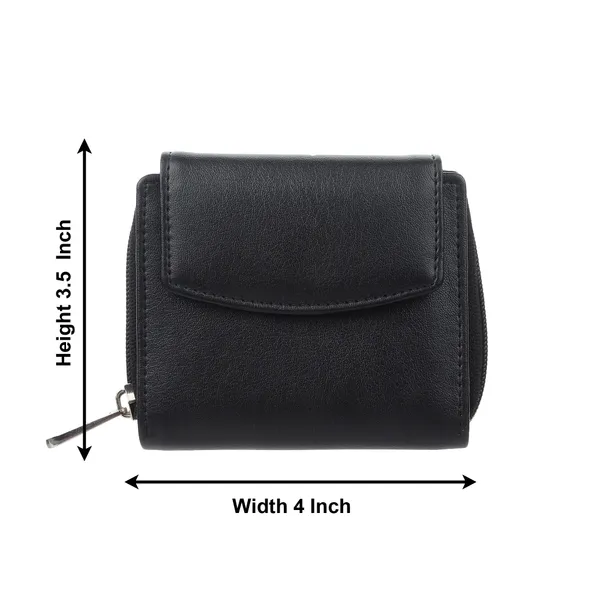 Black_Artificial_Leather_Premium_&_Elegant_Wallet_For_Women