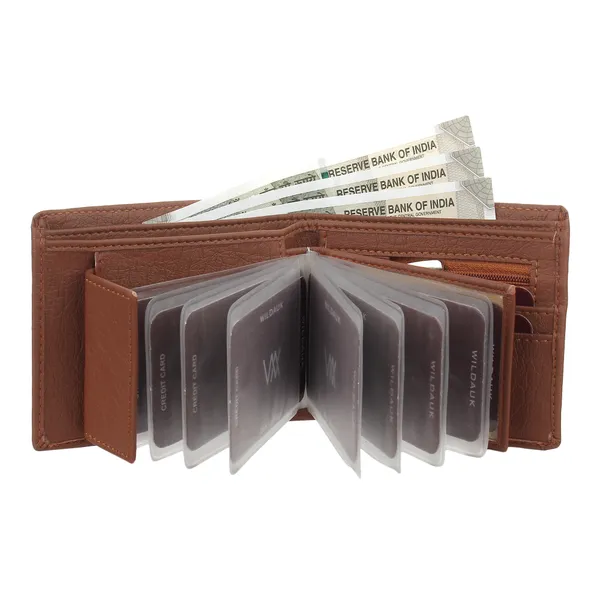 Tan_Artificial_Leather_Premium_&_Elegant_Wallet_For_Men