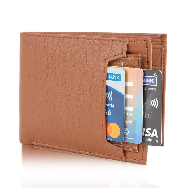 Tan_Artificial_Leather_Premium_&_Elegant_Wallet_For_Men