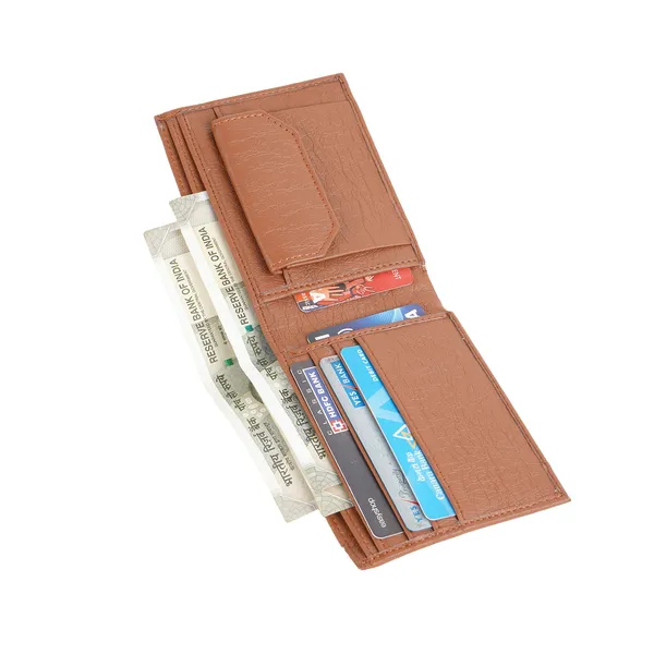 Tan_Artificial_Leather_Premium_&_Elegant_Wallet_For_Men