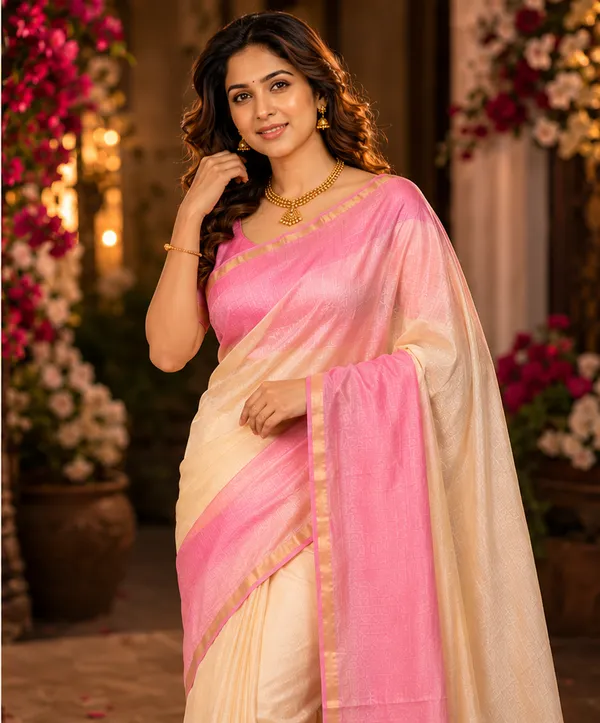 Traditional_Pink_&_Ivory_Art_Silk_Cotton_Saree_with_Rich_Pallu_|_Designer_Party_Wear_Saree