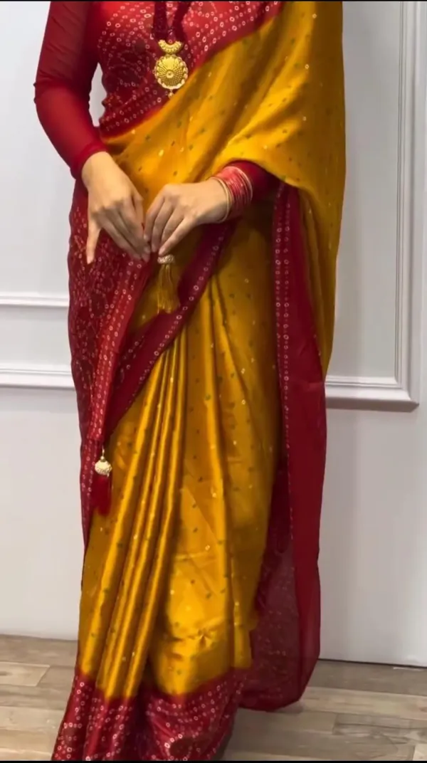 Bandhani_Saree_for_Women_|_Red_&_Mustard_Yellow_Traditional_Saree