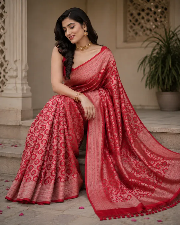 Women's_Premium_Banarasi_Silk_Saree_with_Rich_Zari_Weaving_|_Designer_Wedding_&_Festive_Saree