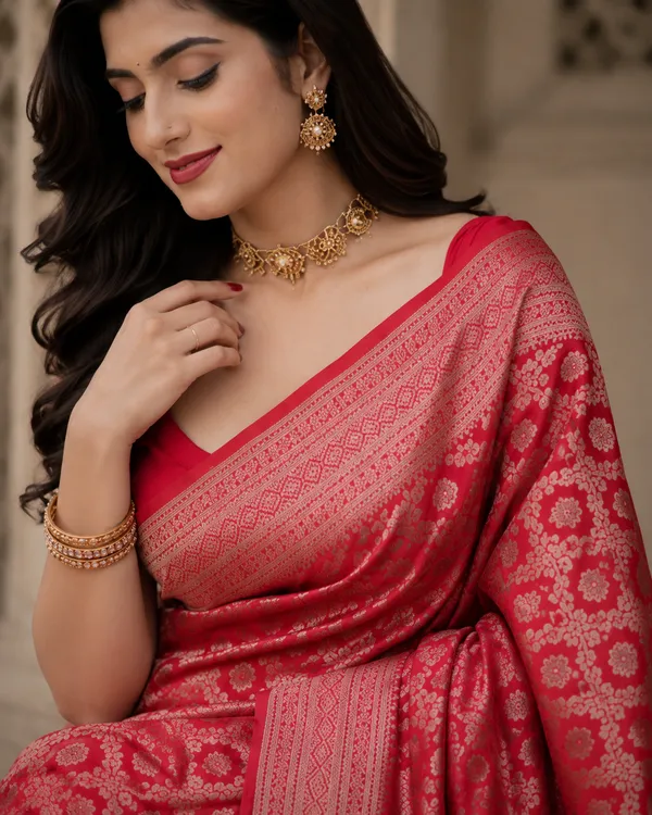 Women's_Premium_Banarasi_Silk_Saree_with_Rich_Zari_Weaving_|_Designer_Wedding_&_Festive_Saree