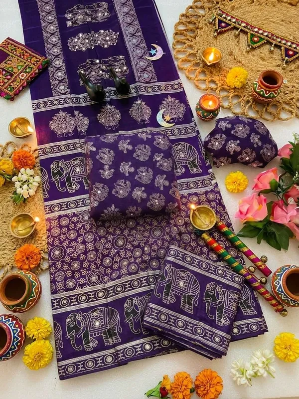 Women's_Royal_Purple_Ajrakh_Printed_Saree_with_Tiki_Embroidery_Work