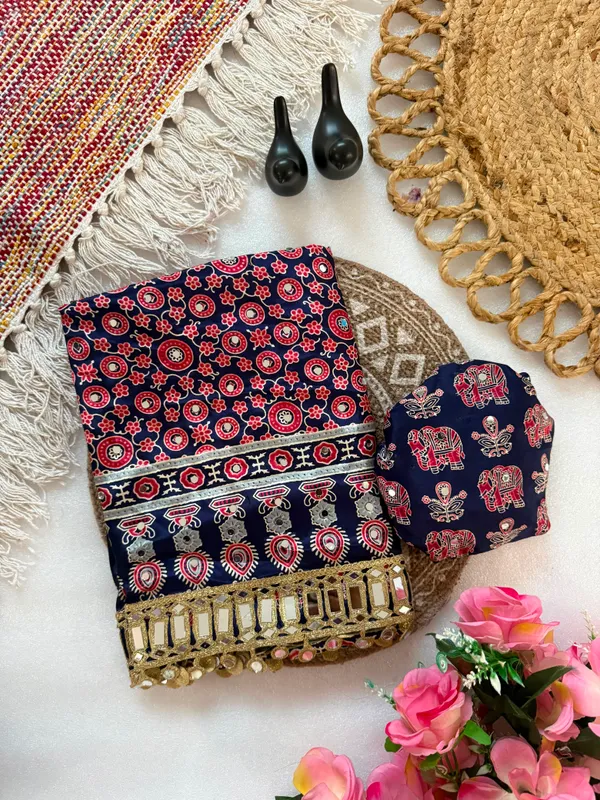 Women's_Navy_Blue_Ajrakh_Printed_Saree_with_Tiki_Embroidery_Work