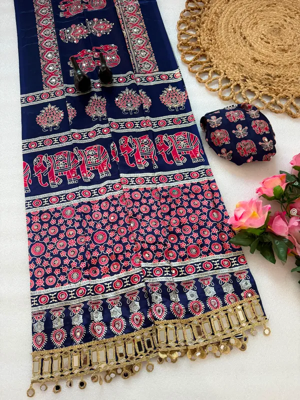 Women's_Navy_Blue_Ajrakh_Printed_Saree_with_Tiki_Embroidery_Work