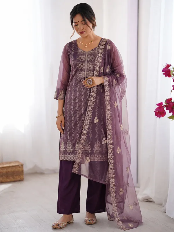 Women's_Art_Silk_Jacquard_Kurta_Set_with_Bottom_&_Dupatta_|_Elegant_Ethnic_Wear