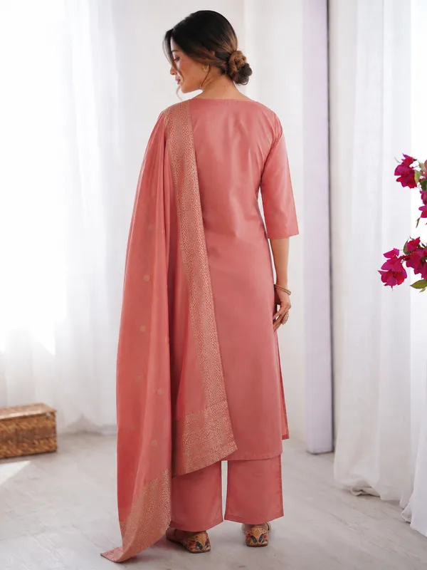 Women's_Art_Silk_Jacquard_Kurta_Set_with_Bottom_&_Dupatta_|_Elegant_Ethnic_Wear