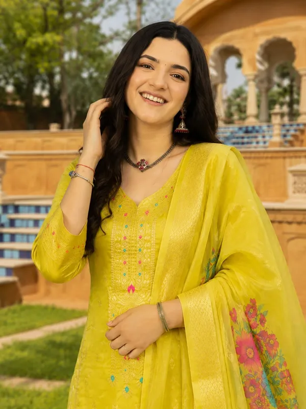 Women's_Cotton_Spun_Hand_Print_Kurta_Set_with_Bottom_&_Dupatta_|_Stitched_Ethnic_Wear