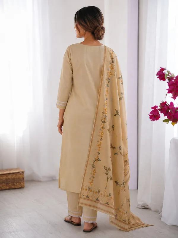 Women's_Cotton_Spun_Hand_Print_Kurta_Set_with_Bottom_&_Dupatta_|_Stitched_Ethnic_Wear