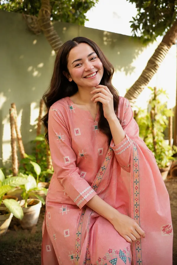 Women's_Cotton_Spun_Hand_Print_Kurta_Set_with_Bottom_&_Dupatta_|_Stitched_Ethnic_Wear