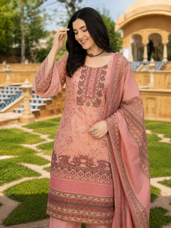 Women's_Cotton_Spun_Hand_Print_Kurta_Set_with_Bottom_&_Dupatta_|_Stitched_Ethnic_Wear