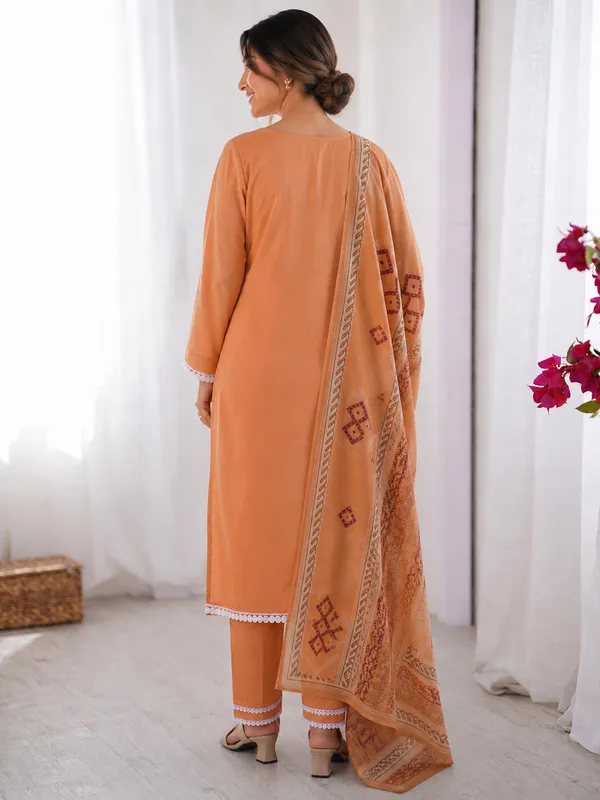Women's_Cotton_Spun_Hand_Print_Kurta_Set_with_Bottom_&_Dupatta_|_Stitched_Ethnic_Wear