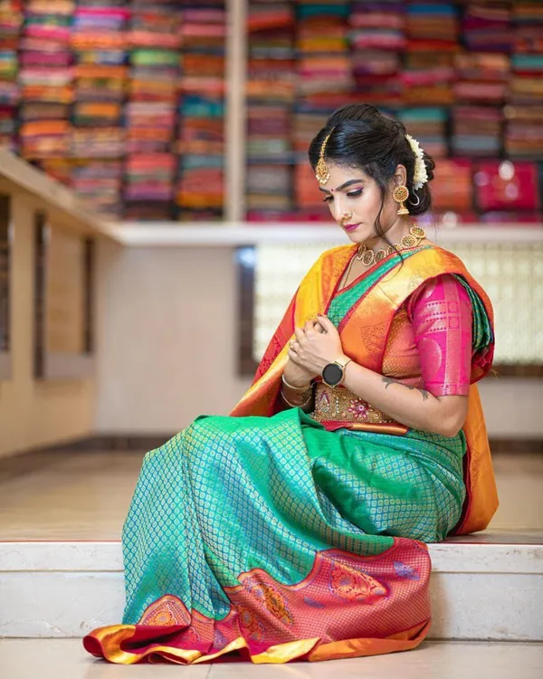 Women's_Premium_Banarasi_Silk_Saree_with_Rich_Zari_Weaving_|_Designer_Wedding_&_Festive_Saree