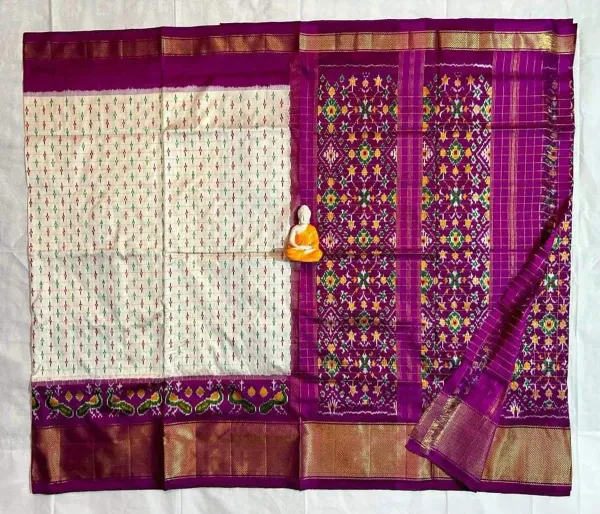 Traditional_Pochampalli_Ikkat_Designer_Print_Dolla_Silk_Saree