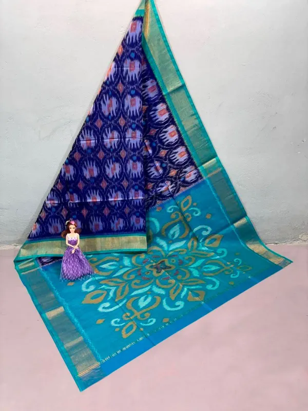 Traditional_Pochampalli_Ikkat_Designer_Print_Dolla_Silk_Saree