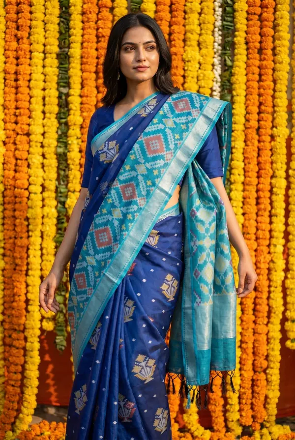Traditional_Pochampalli_Ikkat_Designer_Print_Dolla_Silk_Saree
