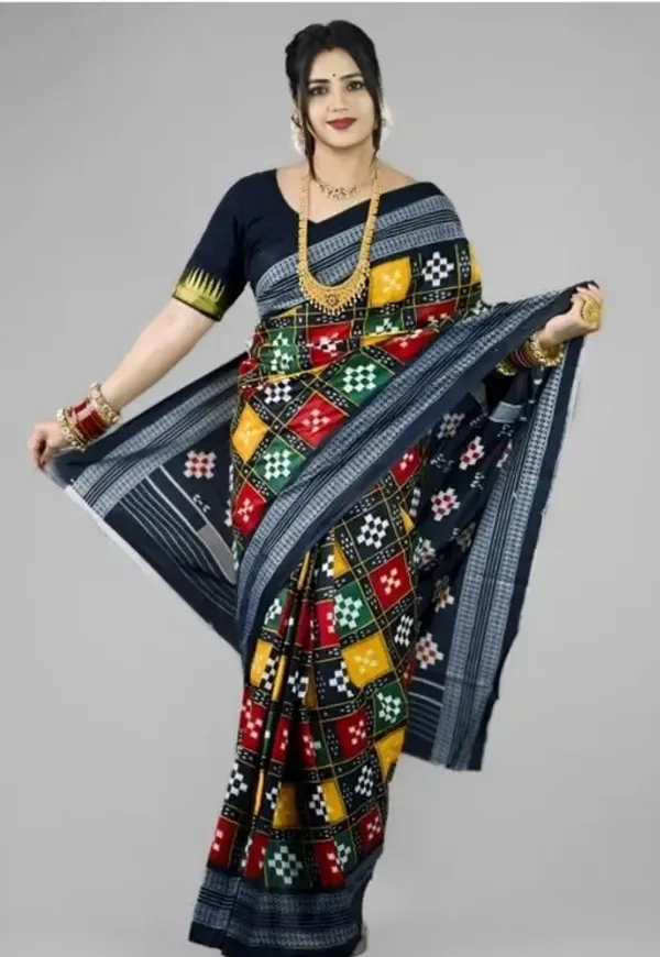 Traditional_Pochampalli_Ikkat_Designer_Print_Dolla_Silk_Saree
