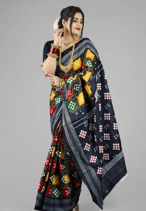 Traditional_Pochampalli_Ikkat_Designer_Print_Dolla_Silk_Saree