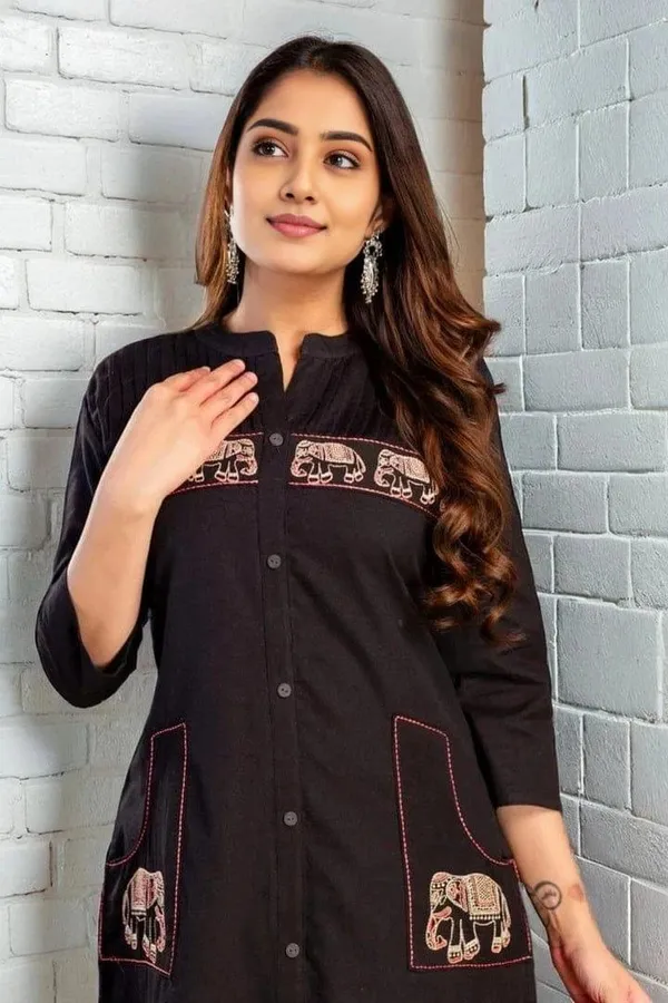 Women’s_Khadi_Cotton_Embroidered_Kurti_Pant_Set_|_Sleeveless_Office_Wear_Kurti_with_Bottom_|_Premium_Quality_Ready_to_Wear