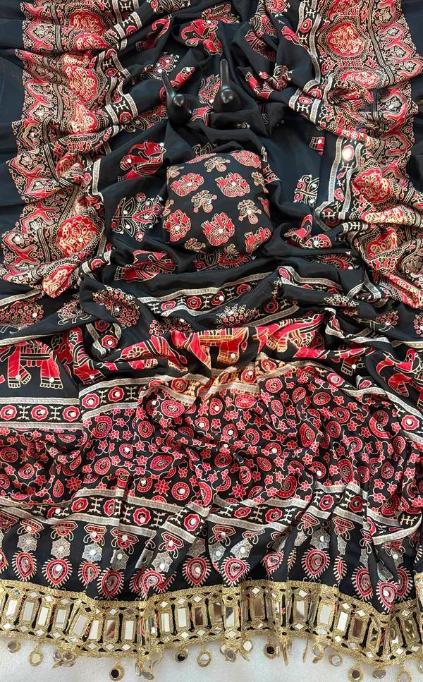 Women's_Black_Ajrakh_Printed_Saree_with_Tiki_Embroidery_Work