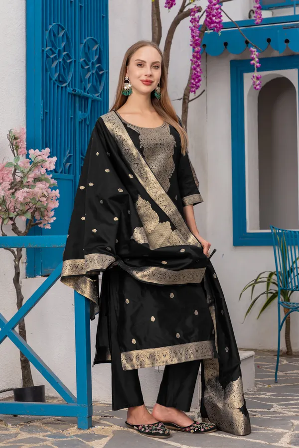 Women's_Stitched_Silk_Blend_Kurta_Set_with_Dupatta_|_Elegant_Ethnic_Wear