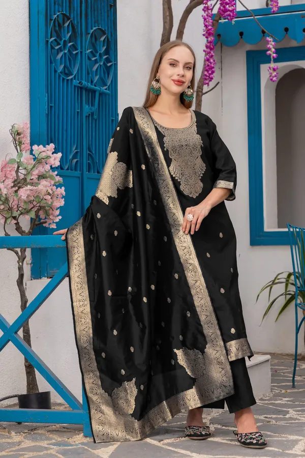 Women's_Stitched_Silk_Blend_Kurta_Set_with_Dupatta_|_Elegant_Ethnic_Wear