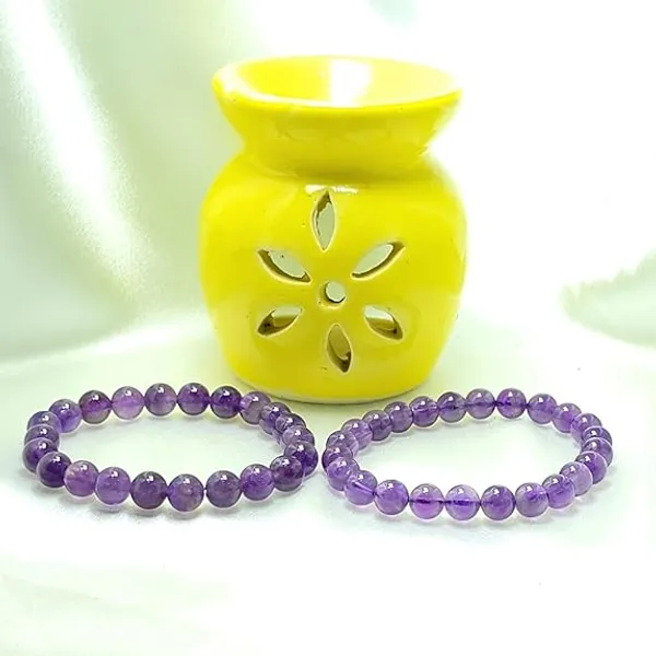 Amethyst_Tumble_Beads_Stretchable_Bracelet