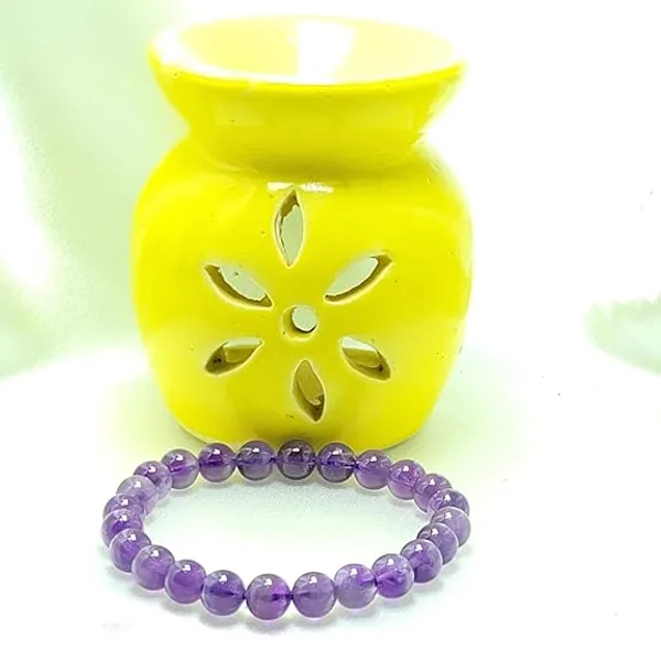 Amethyst_Tumble_Beads_Stretchable_Bracelet