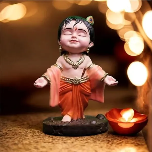 Gold_Bal_Krishna_Idol_For_Car_Dashboard_|_Bal_Gopal_Statue_For_Home_Decor_Krishna_Ji_Murti_For_Gift_|_4_Inch/Home_Decor/Gift