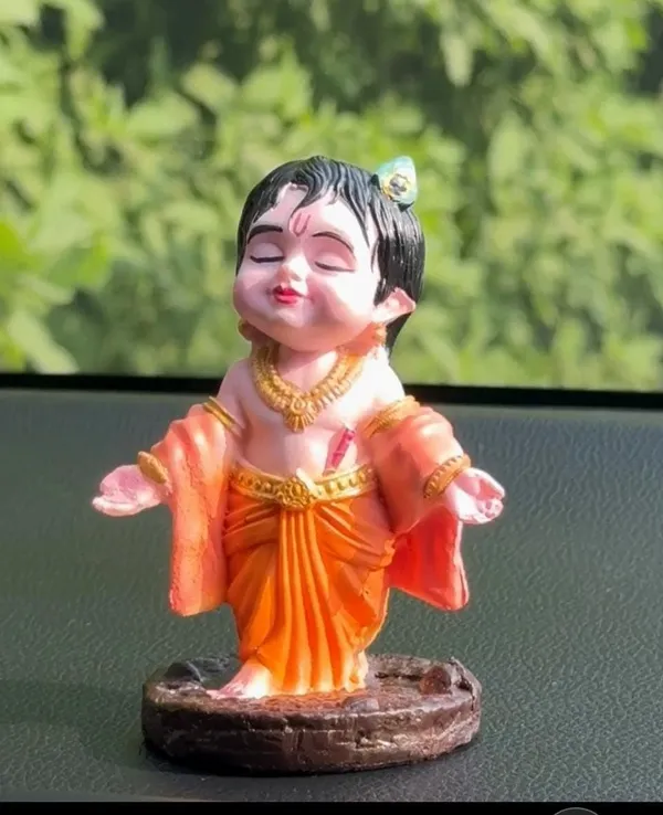 Gold_Bal_Krishna_Idol_For_Car_Dashboard_|_Bal_Gopal_Statue_For_Home_Decor_Krishna_Ji_Murti_For_Gift_|_4_Inch/Home_Decor/Gift