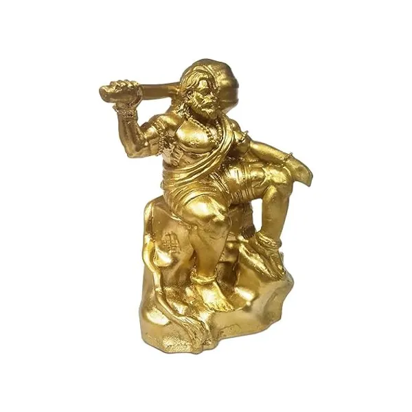 Bahubali_Hanuman_Idol_for_Car_Dashboard,_Home_&_Office_Desk_|_Bajrangbali_Murti_for_Pooja,_Temple_Showpiece,_Decoration,_Festivals_&_Gifting_(Golden,_1_Piece)