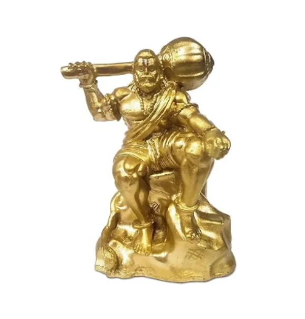 Bahubali_Hanuman_Idol_for_Car_Dashboard,_Home_&_Office_Desk_|_Bajrangbali_Murti_for_Pooja,_Temple_Showpiece,_Decoration,_Festivals_&_Gifting_(Golden,_1_Piece)