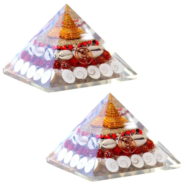 Multicolor_Crystal_Laxmi_Pyramid_With_Rudraksha_|_Shree_Yantra_Original_Gomati_Chakra_|_White_Kauri_And_Ratti_Seeds_For_Vastu_|_Money_|_Wealth_|_Good_Luck_|_Prosperity_|_Pack_Of_2