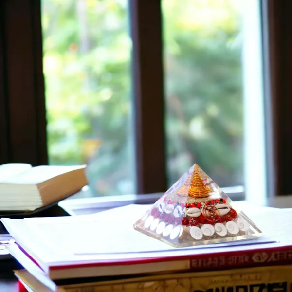 Multicolor_Crystal_Laxmi_Orgonite_Pyramid_90_mm_With_Rudraksha